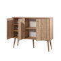 Hanah Home Consola Mega - 728 Roble Sonoma